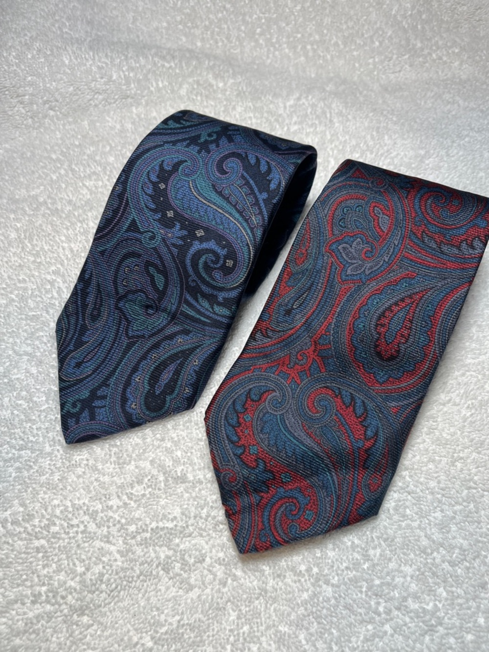 Vintage Geoffrey Beene 100% Silk Made In U.S.A. Tie Bundle